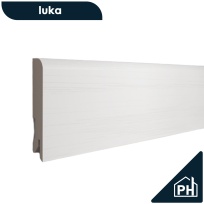 Плинтус Лука 4040 Дуб Кантри белый