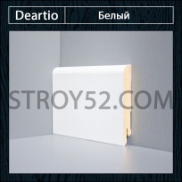 Плинтус Deartio (Деартио) U 102-80 белый 80х16х2050