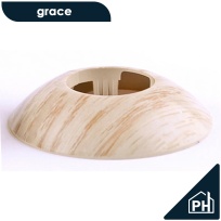 Розетта напольная Grace - Дуб беленый