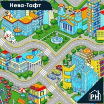 Дизайн ковролина Мегаполис 95 от Нева Тафт