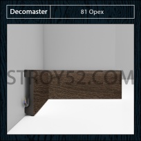 Плинтус Decomaster Decomaster D235 Орех 81