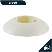 Розетта напольная Grace - Белый