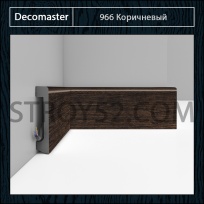 Плинтус Decomaster Decomaster D235 Коричневый 966