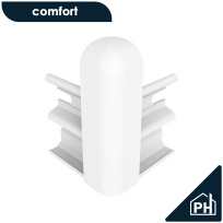 Плинтус Comfort Внешний угол под плинтус ПВХ Comfort Classic 80