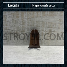 Наружный угол под плинтус Lexida L55