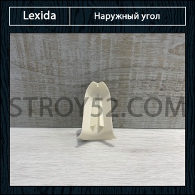 Наружный угол под плинтус Lexida L55