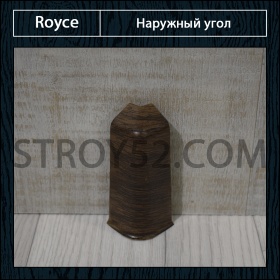 Наружный угол под плинтус Royce Quadro 80